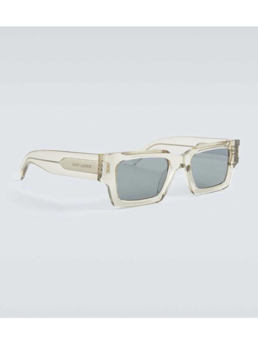Saint Laurent SL 572 Beige/Silver Mirrored (003) Sunglasses
